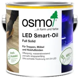 OSMO LED Smart-Oil - Oberflächenfinish zur Aushärtung mit LED Strahlern 5988 Kirsche matt 0,75 l
