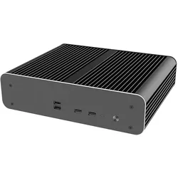 Akasa Obudowa Euler TX3 Czarny (A-ITX49-S1B) (Mini-ITX), PC Gehäuse, Schwarz