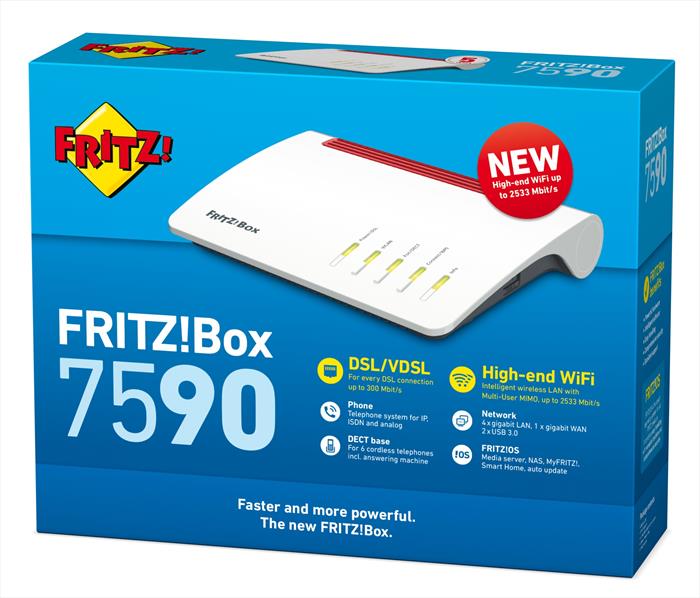 FRITZ! box 7590-bianco/rosso