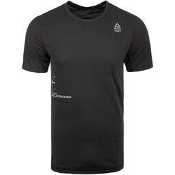 Reebok, Herren, Sportshirt, CrossFit Mesh Move Trainingsshirt Herren (XL), Schwarz, XL