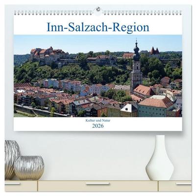 Inn-Salzach-Region - Kultur und Natur (hochwertiger Premium Wandkalender 2026 DIN A2 quer), Kunstdruck in Hochglanz