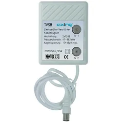 TVS 8-01 - Geräteverstärker für 2 Geräte, 2 x 12 dB