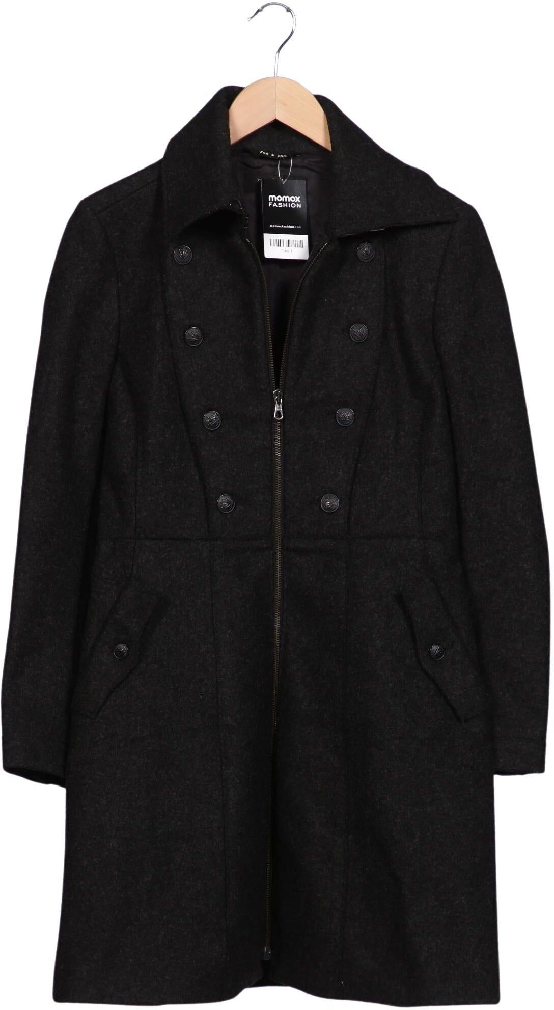 rag & bone Damen Mantel, Grau, Gr. S (US 4), Wolle - Second Hand