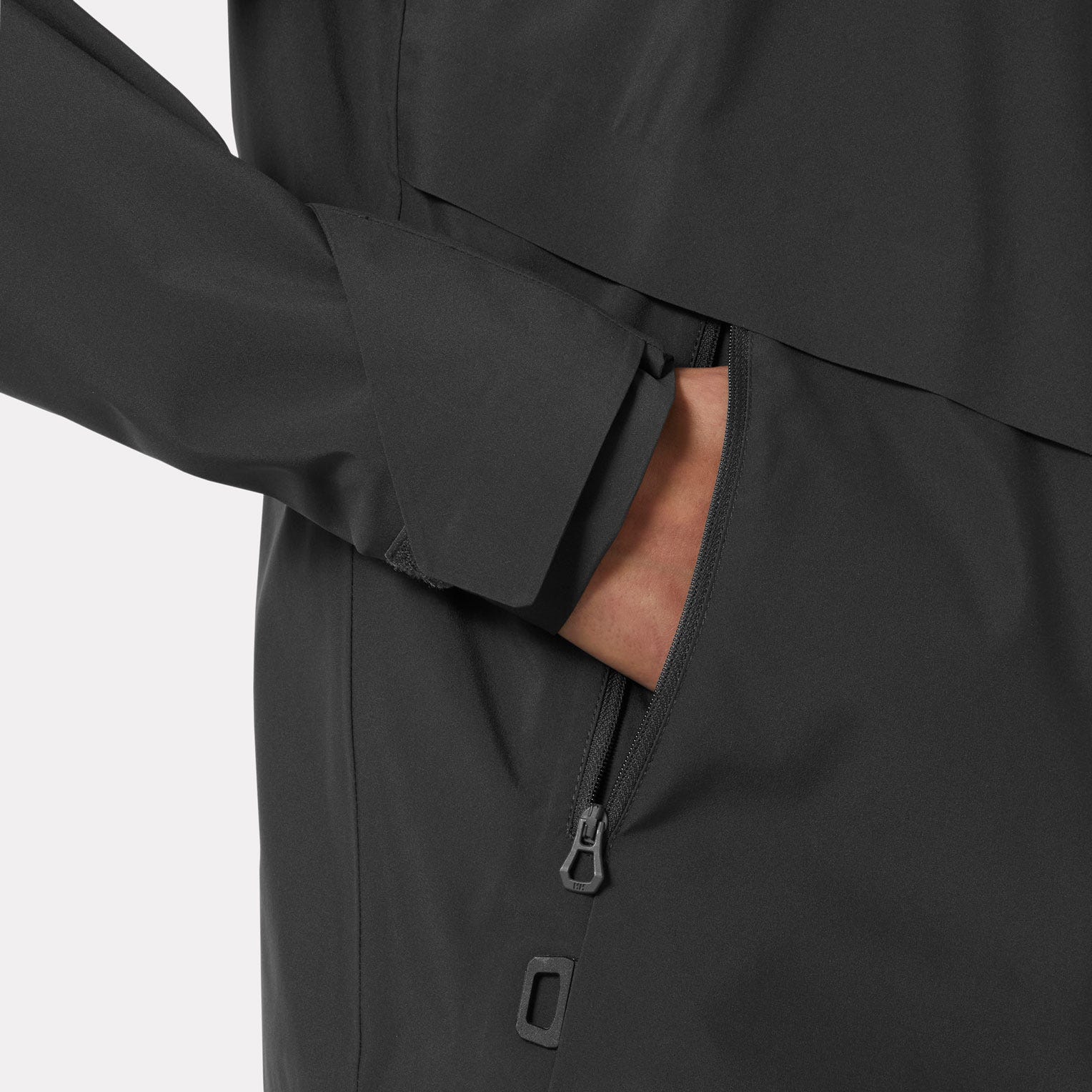 Helly Hansen Women's Hp Hooded Racing Jacket - Black/Ebony - S