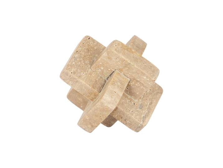 Design Dekorationsobjekt „Mony“ aus Travertin Beige Richmond Interiors