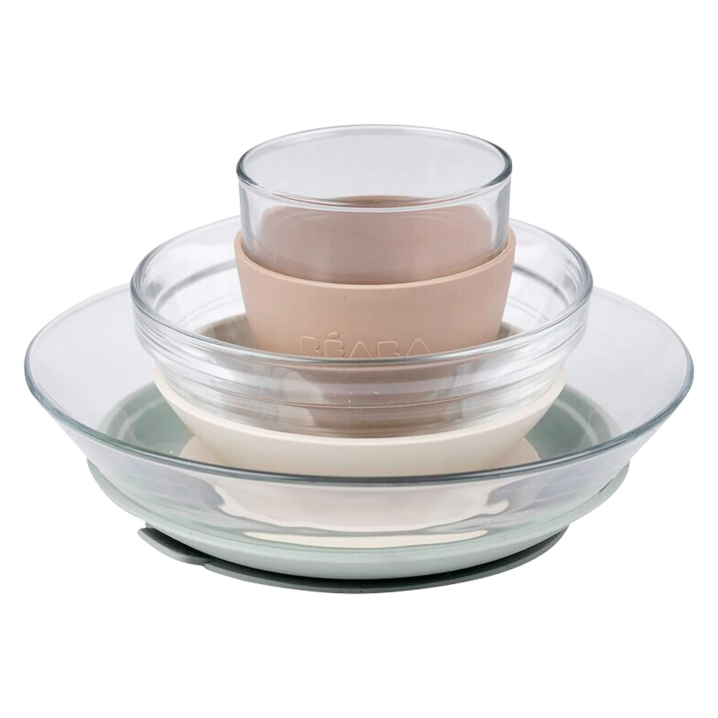 Beaba Geschirrset Glas BEABAxDURALEX Natural (BA913645)