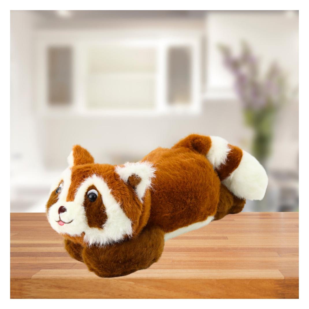 Lean Toys Lean Plüsch Maskottchen Kuscheliger Brauner Waschbär Liegend 30Cm (30 cm) (67992545)