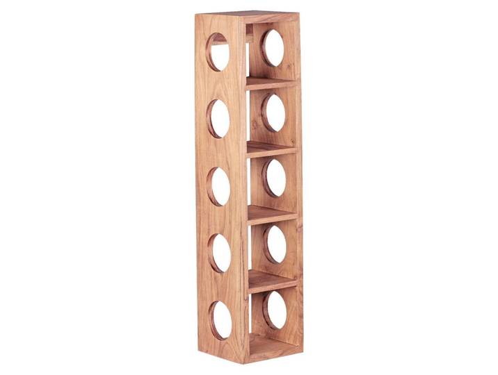 Weinregal Akazie natur 5 Flaschen BxH: 15x70 cm