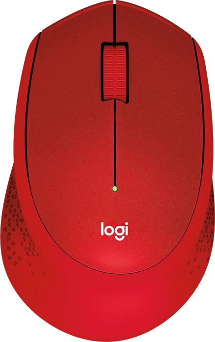 Logitech Wireless Maus M330 Silent-Plus rot