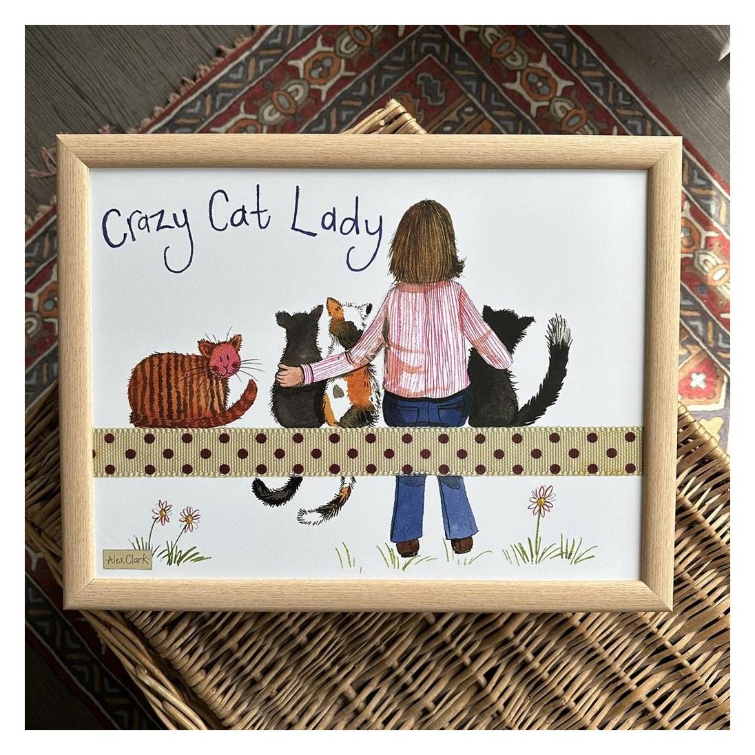 Alex Clark Art LP19 Crazy Cat Lady Kociara Laptopständer (61305685)