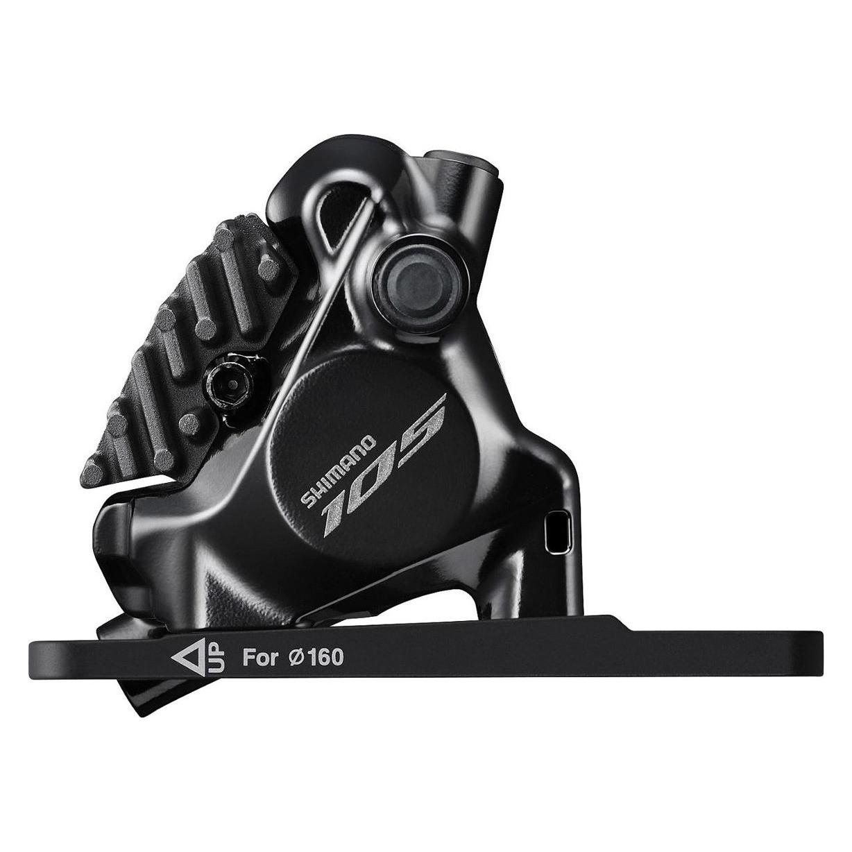 Shimano Scheibenbremsen-Set 105 BR-R7170 mit ST-R7120 vorne schwarz (Vorderradbremse, Bremsset, 2) (IR71202DLF6SC100A)