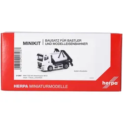 Herpa 013987 1:87 MiniKit: MAN TGS NN Absetzkipper AK12, weiß