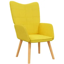 vidaXL Relaxsessel Senfgelb Stoff