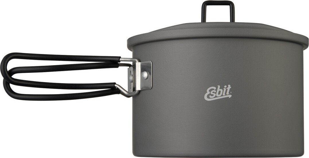 Esbit Aluminium kookpan, 1,6 liter, zwart