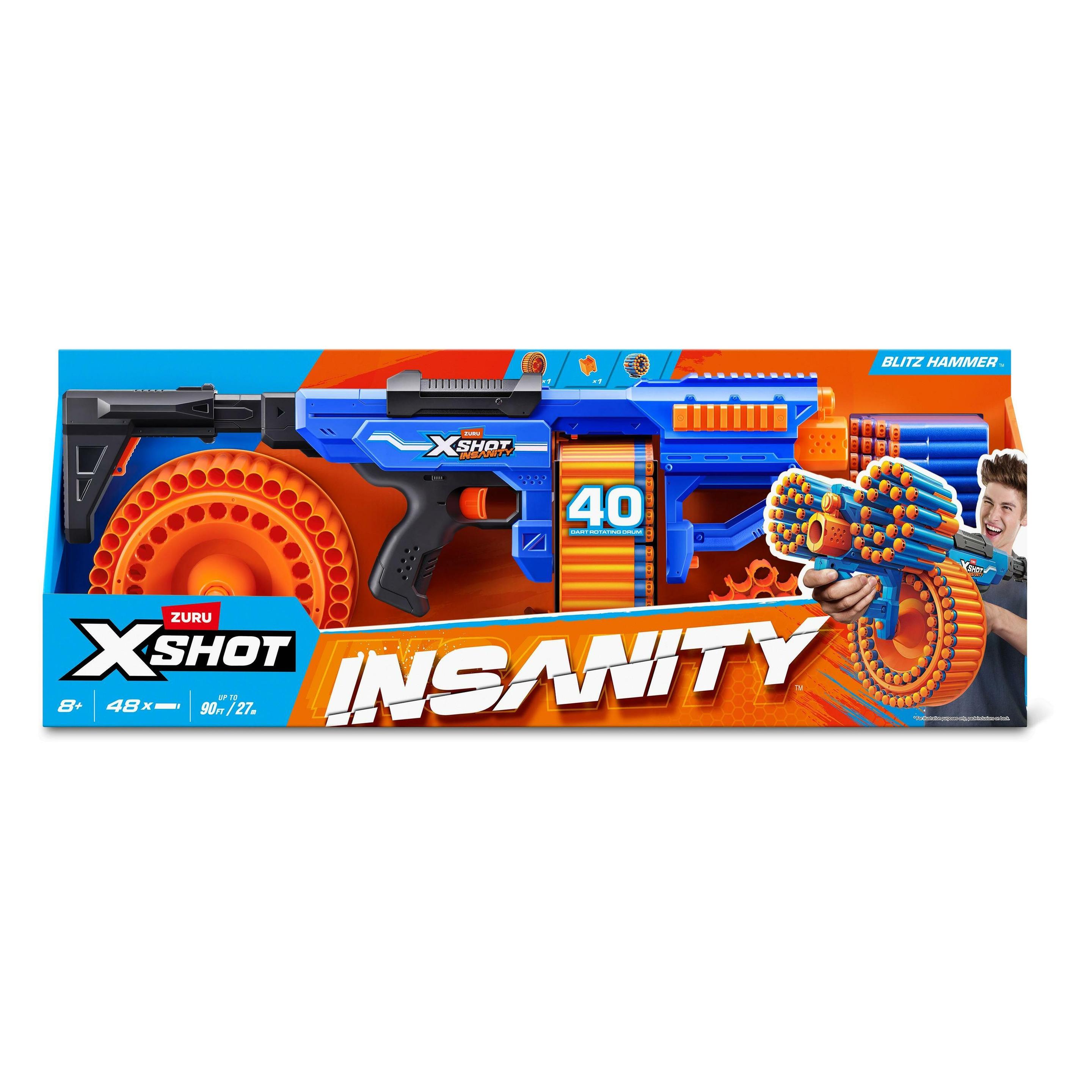 Xshot Zuru Xshot Insanity Blitz Hammer Blaster (36917)