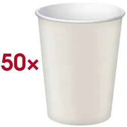PROnappe Pappbecher »89110I« 20 cl 50 Stück weiß