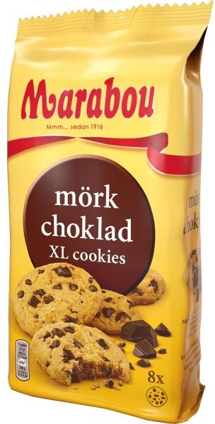 Marabou Cookies Mørk Chokolade, 184 G