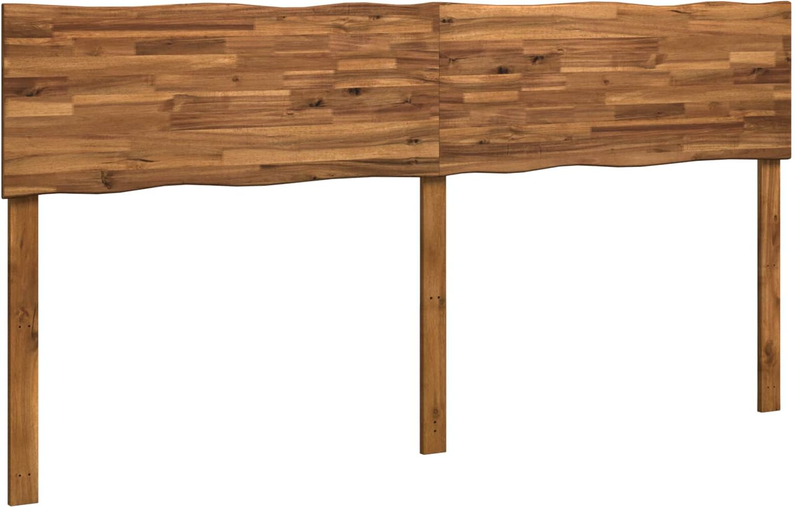 vidaXL Tête de lit en bois brut ROSTOCK Naturel 200 cm