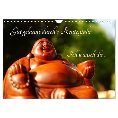 Gut gelaunt durch's Rentenjahr (Wandkalender 2026 DIN A4 quer), CALVENDO Monatskalender