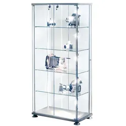 Kerkmann Vitrine »expoline« 85 cm breit grau, 85x180x45 cm