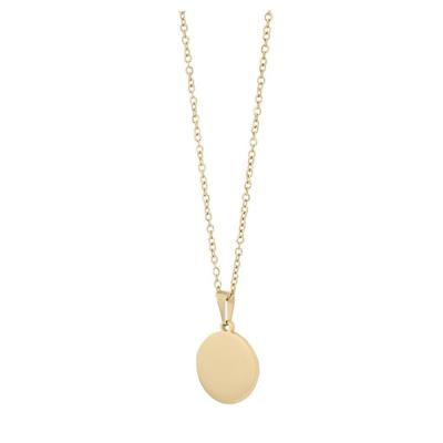 Kette ohne Anhänger ADELIA´S "Halskette mit Anhänger – aus Edelstahl", gold, Halsketten, Damen, 48cm, Edelstahl, Perfekt zum Verschenken an besondere Menschen
