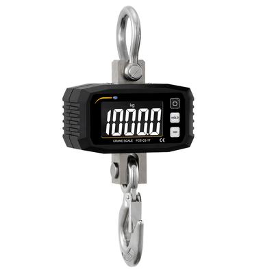 PCE Instruments PCE-CS 1T Kranwaage 0-1000 kg|Metallgehäuse|Auflösung 0,1 kg|Genauigkeit 1% v.Mb.|Hold-Tara-Max Funktion