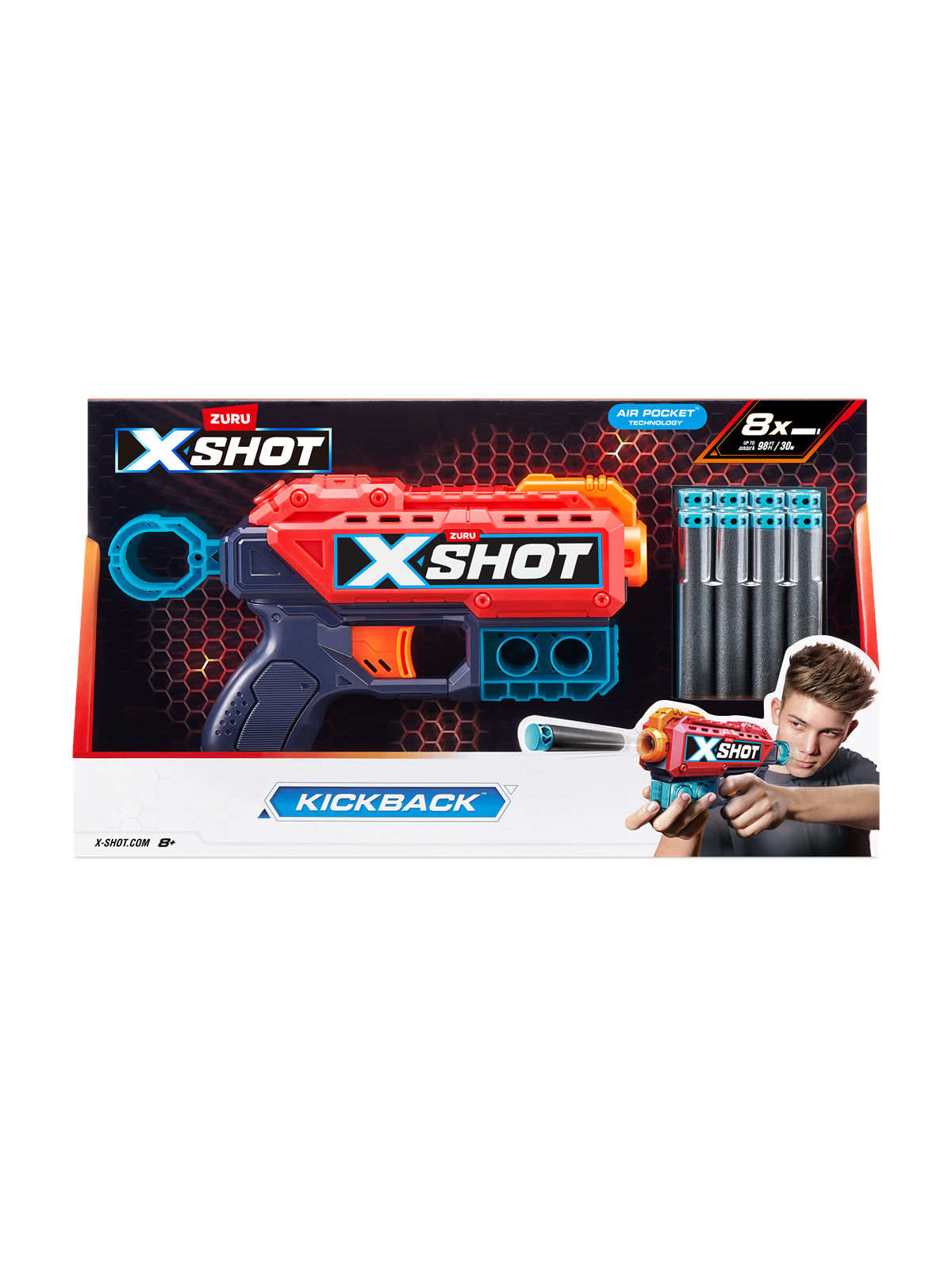 X-shot Kickback (8 Darts)