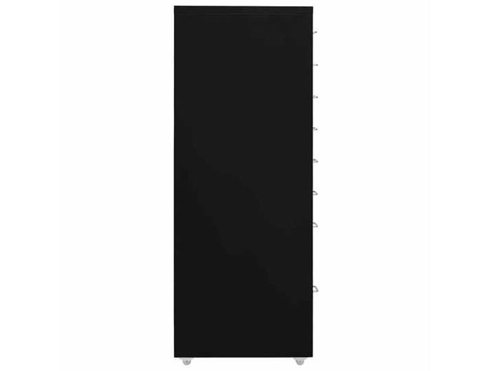 Soldes d'automne Armoire à dossier Noir - Classeur mobile - Commode pour bureau Noir - 28x41x109cm Métal 172 726582418823