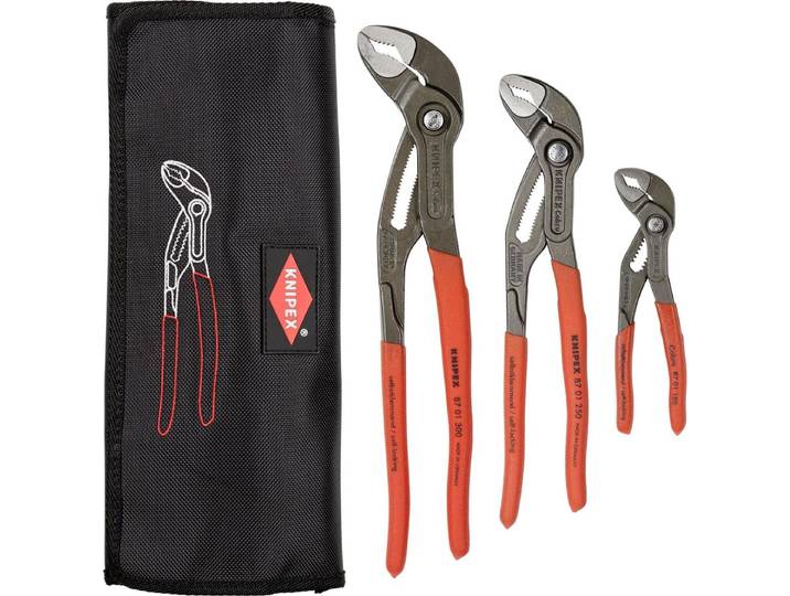 KNIPEX 00 19 55 S9 KNIPEX kit Cobra 3 pièces