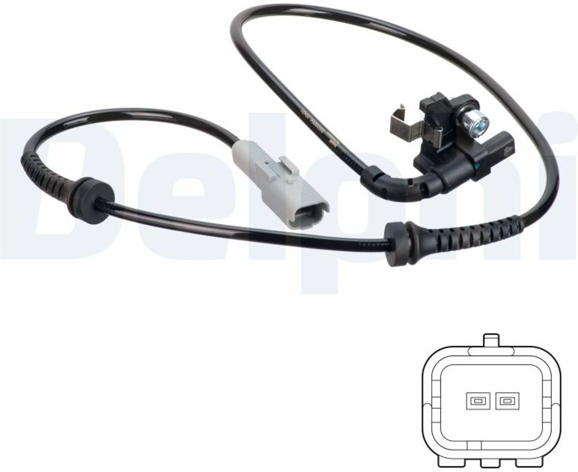 Sensor, Raddrehzahl DELPHI SS20694