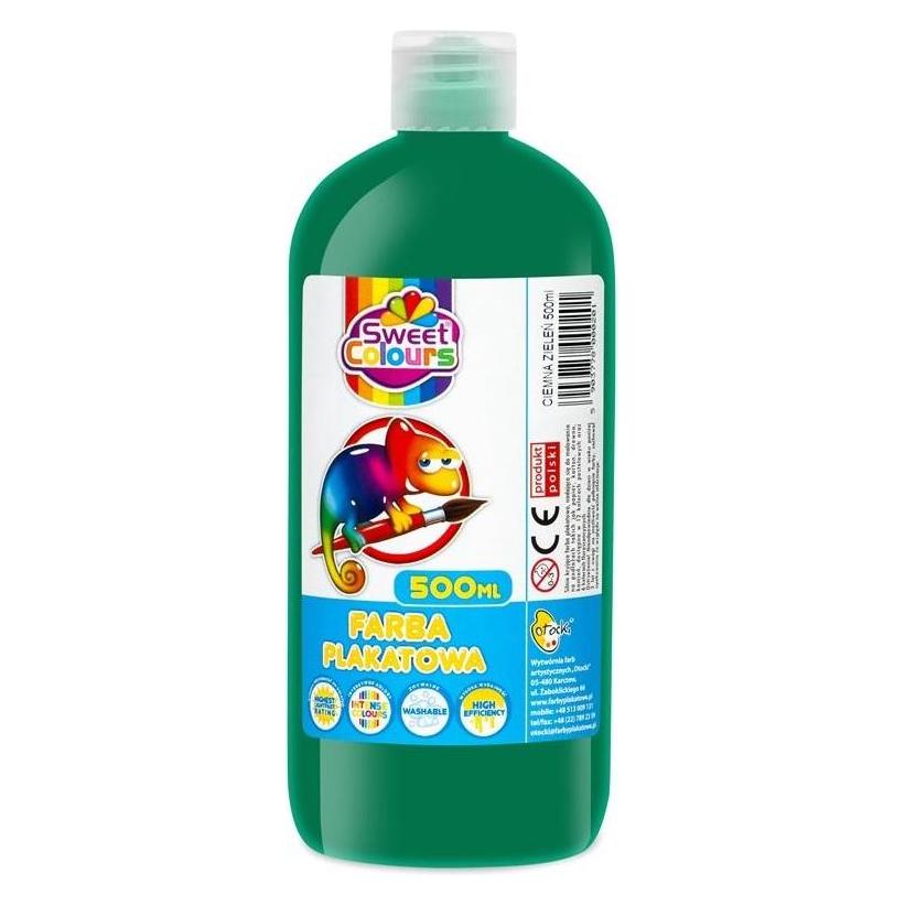 Sweet Colours Dunkelgrüne Posterfarbe 500 ml (500 ml) (47591002)