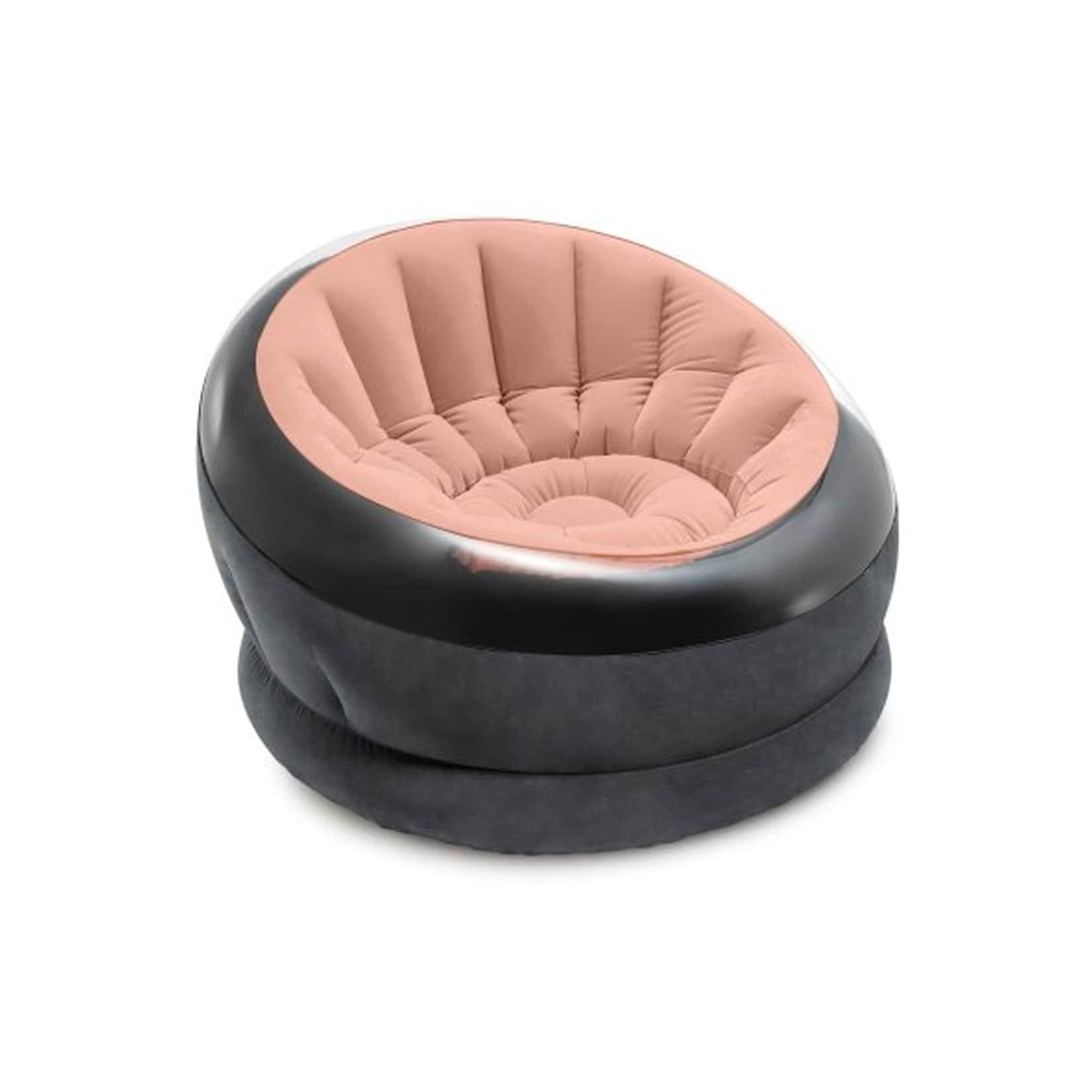 INTEX Empire Chair aufblasbarer Komfort Sessel für Innen und Außen Sitzkissen sitzen Lounge rosa