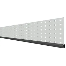 TraumGarten Sichtschutzzaun SYSTEM Dekorprofil-Set Edelstahl GAMMA, SYSTEM WPC/ALU, 15 cm,Adapterleiste Anthrazit