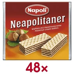 Napoli 48er-Pack Knusperwaffeln »Neapolitaner« 65 g braun