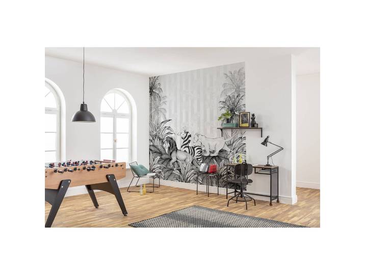Papier peint intissé Le Roi Lion I 300 x 280cm Multicolore