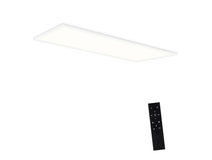Nettlife Led-Deckenleuchte Nelly 120/30/1 cm, Weiß, Metall, LED integrated, 30x1x120 cm, Lampen & Leuchten, LED Beleuchtung, LED-Deckenleuchten
