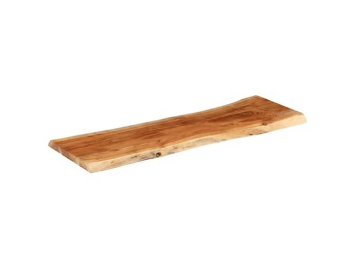 GKHPYURE Rechteckige Tischplatte 120 x 40 x 3,8 cm Akazienholz lebendige Massives Akazienholz, Oberfläche und leicht zu reinigende Oberfläche, für Zuhause und Bar, nur Tischplatte