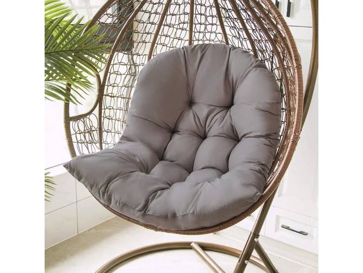 Coussin de Chaise Suspendue Coussin de Balançoire WOVTE Coussin de Balancelle Coussin de Siège épais Gris