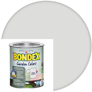 Bondex Holzfarbe Garden Colors, 0,75l, außen, wetterfest, Ruhiges Steingrau