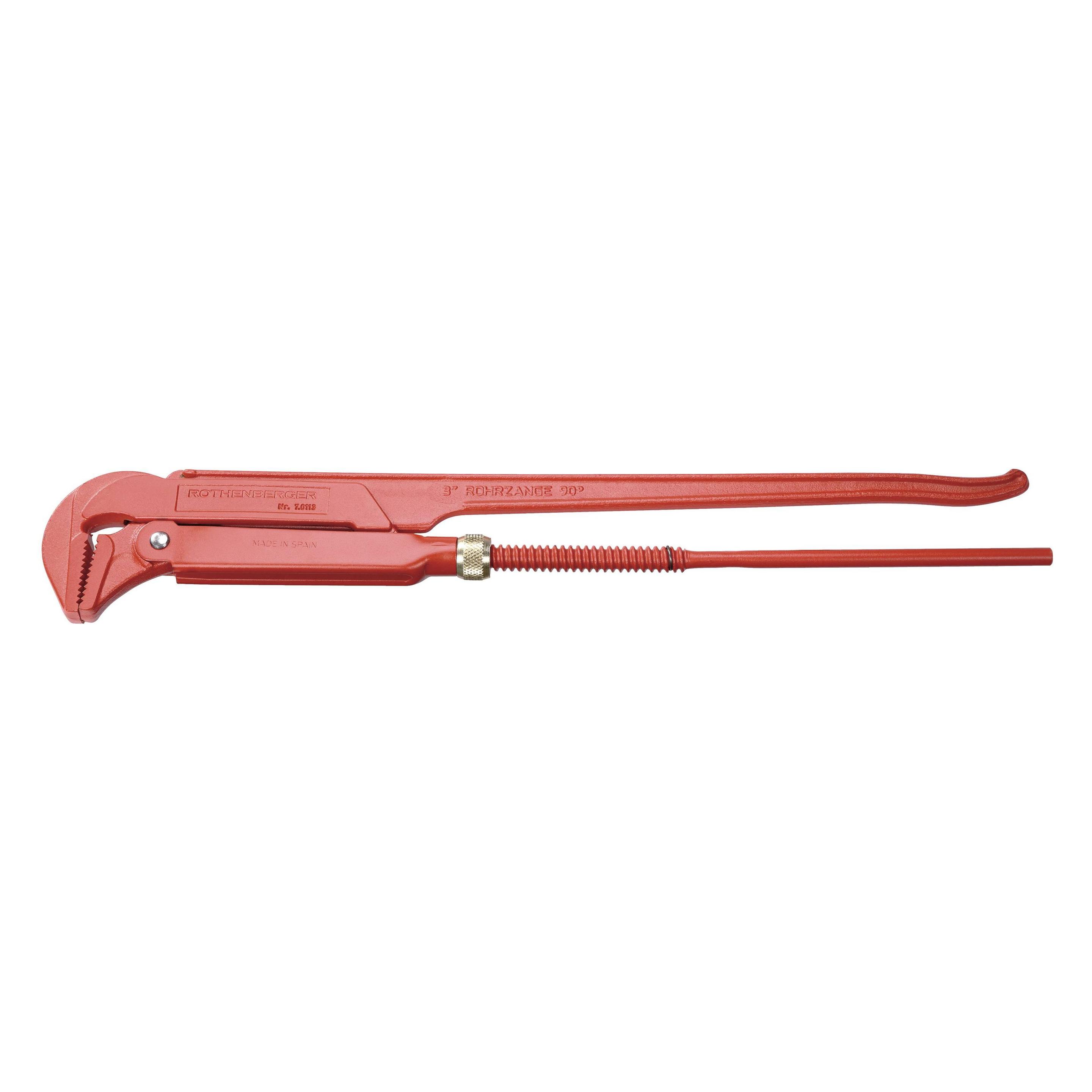 Rothenberger Rohrzange Gesamtlänge 640 mm Spannweite 89 mm für Rohre 3 " (640 mm) (70113)