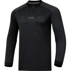 JAKO Herren Schiedsrichter Trikot LA, Größe XS in Schwarz Schwarz