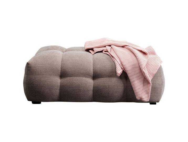 Kare-Design Hocker, Graubraun, Holz, Erle, massiv, rechteckig, 126x42x80 cm, Stoffauswahl, Wohnzimmer, Hocker, Sitzhocker