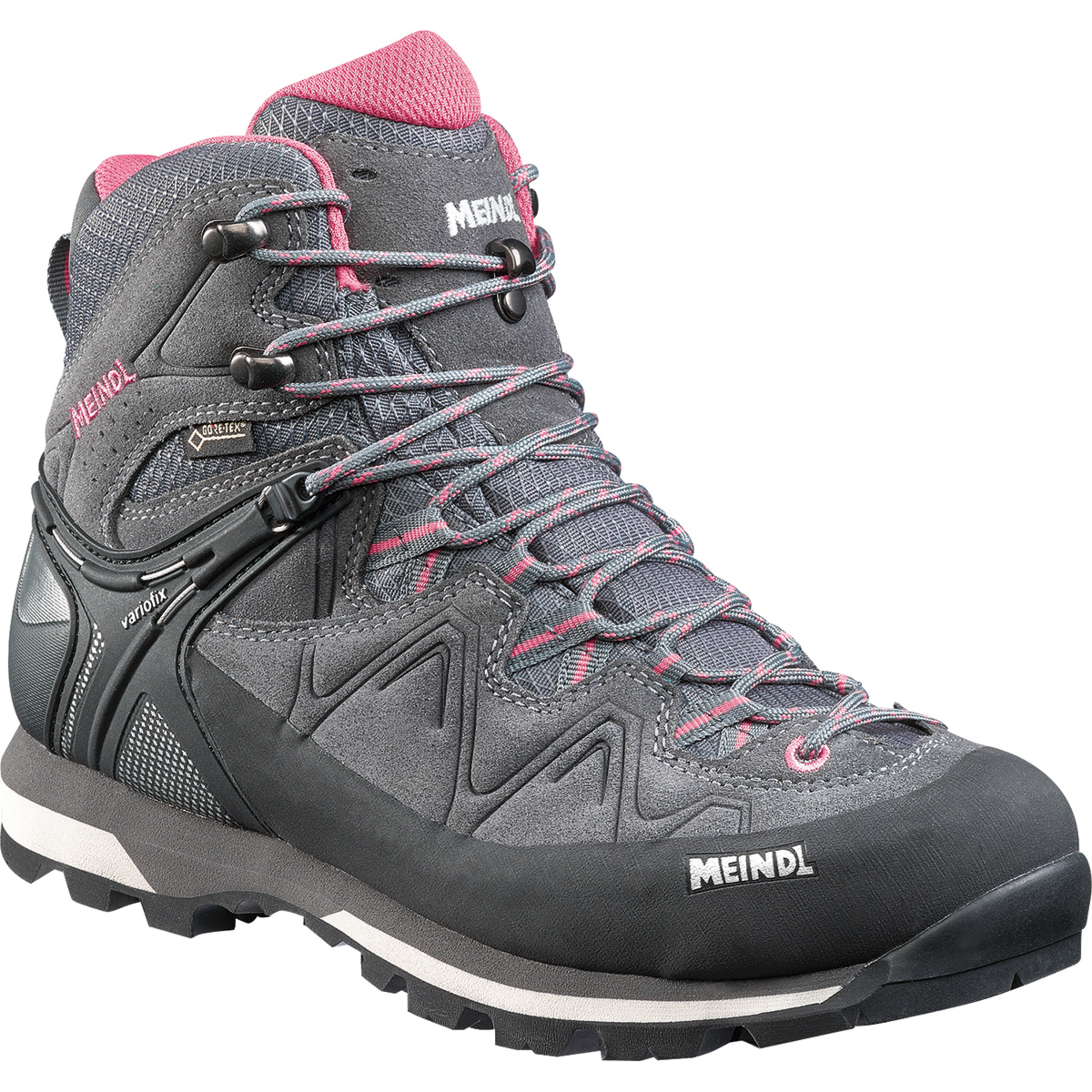 Meindl Tonale GTX Damen Wanderschuhe grau Größe 41 Trekking Wasserdicht