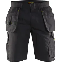 Service Shorts mit Nageltaschen "1494" - C50 - schwarz/gelb