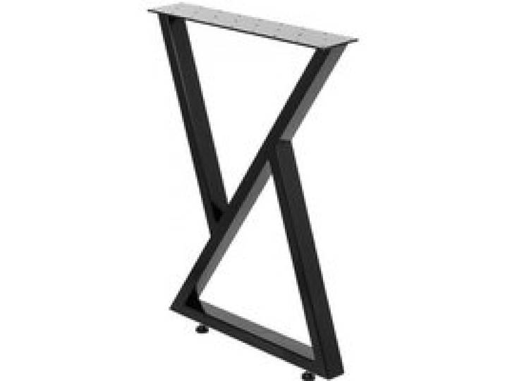 VEVOR Pieds de Table Réglable Hauteur 71 cm Pieds de Table en Acier 2 Pièces Pieds de Table à Manger Capacité 800 kg Pieds de Table en Métal Pieds Réglables Design Zigzag Industriel