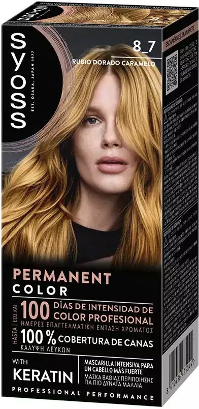 Syoss Permanent Color 1 Unit 8.7-Rub Gold Caramel