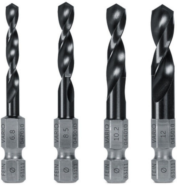 Fein Set de forets hélicoïdaux VARIO (63111050010)