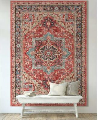 Well Woven Apollo Tirana Medallion Flat-Weave Area Rug