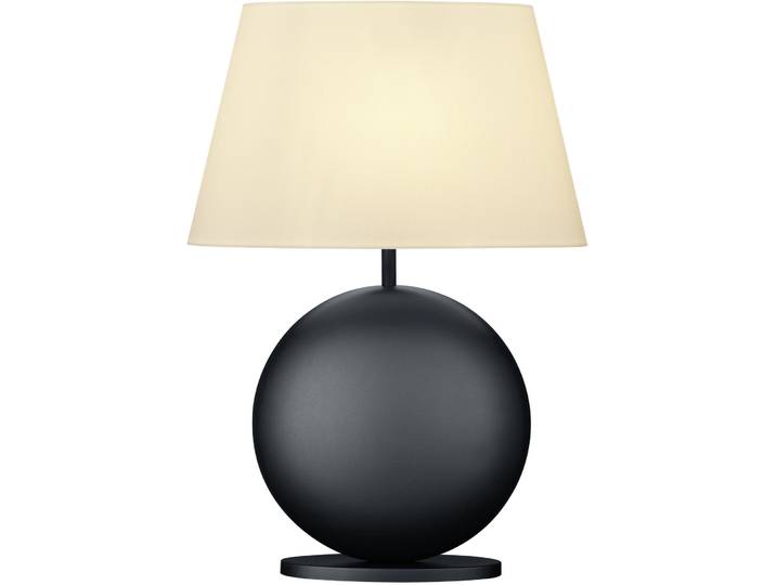 Designer-Tischlampe Bankamp Nero E27 schwarz/weiss H 51 cm - Farbe: Schwarz, Weiss - Material: Eisen
