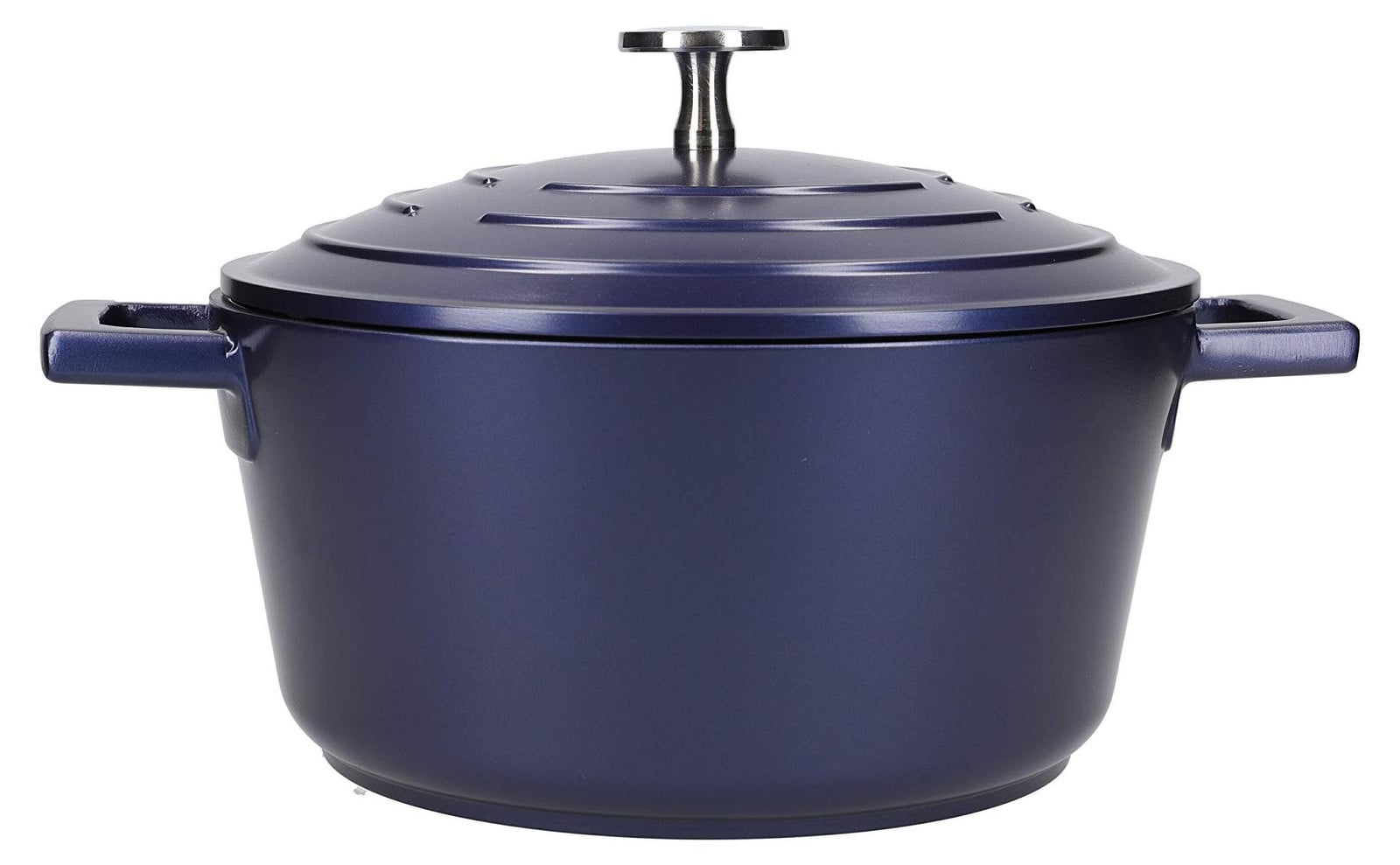 Master Class Kitchencraft MCMCRD20 kookpan met deksel, gietijzer/gegoten aluminium, diameter: 20 cm, geschikt voor inductie, antiaanbaklaag